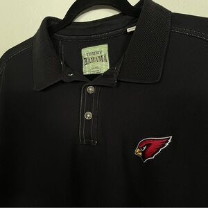 Tommy Bahama Black Arizona Cardinals Polo L